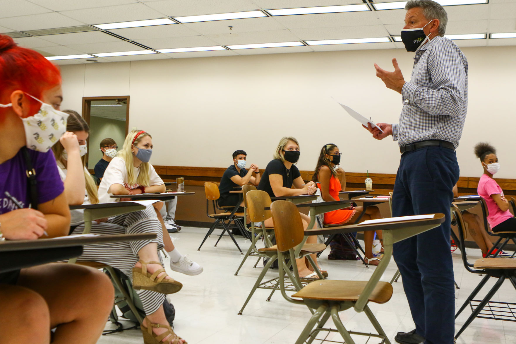 PNW students return to campus